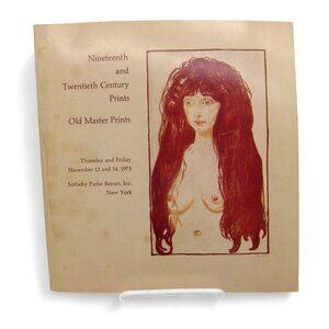 Vintage Old Master Prints CATALOGUE 1975 SOTHEBY Parke Bernet Auction New York